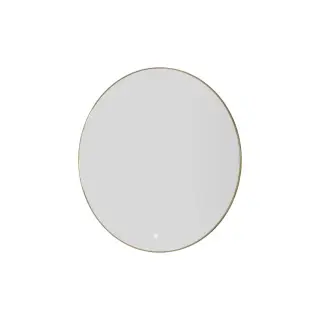 Boheme Зеркало d80 см в металлической раме, с подсветкой и сенсором, цвет: gold 545-80-G