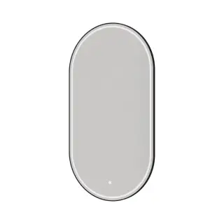 Boheme Зеркало 60x110h см в металлической раме, с подсветкой и сенсором, цвет: black 568-B