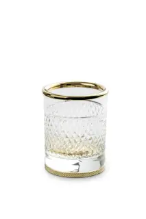 Boheme Aura Стакан настольный, стеклянный полупрозрачный, цвет: gold 10252-G