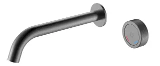 Boheme Tech Смеситель для раковины встраиваемый, излив, с внутренней частью, цвет: gun metall 158/2-GM