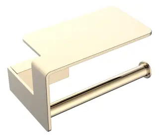 Boheme Q Держатель туалетной бумаги с полочкой, подвесной, цвет: gold 10941-G