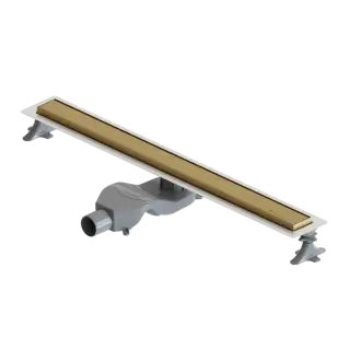 Boheme Premium Linear Душевой лоток 80 см, цвет: matt gold 982-80-MG