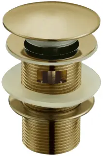 Boheme Донный клапан для раковины, автомат Click-Clack, с переливом, цвет: bronze 610/2