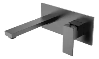 Boheme Qubic Смеситель для раковины встраиваемый, излив, с внутренней частью, цвет: gun metall 475-GM