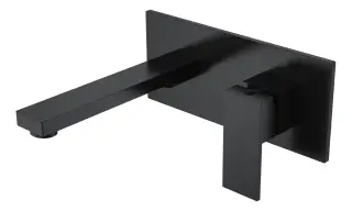 Boheme Qubic Смеситель для раковины встраиваемый, излив, с внутренней частью, цвет: black 475-B