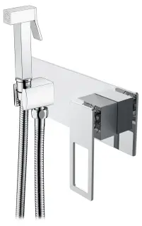 Boheme Q Гигиенический душ со смесителем и встраиваемой частью, цвет: chrome 147-CRCR