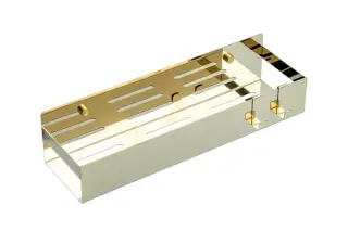 Boheme Q Полка подвесная 35 см, с 2-мя крючками, цвет: gold 10965-G