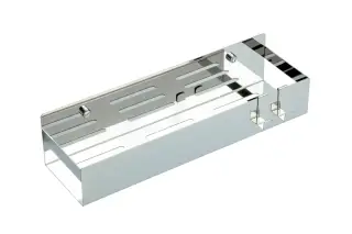 Boheme Q Полка подвесная 35 см, с 2-мя крючками, цвет: chrome 10965-CR