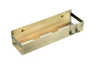 Boheme Q Полка подвесная 35 см, с 2-мя крючками, цвет: bronze 10965-BR