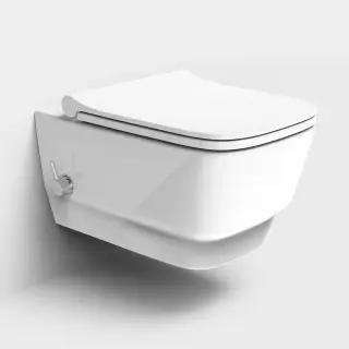 Boheme Bello Унитаз подвесной 53х35,5 безободковый, смыв каскадный, цвет: white 971-W