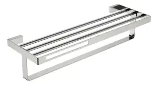 Boheme Q Полка для полотенец 60x23 см, подвесная, цвет: nickel brush 10947-NB