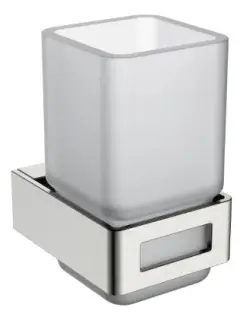 Boheme Q Стакан подвесной, стеклянный полупрозрачный, цвет: nickel brush 10944-NB