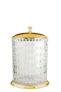 Boheme Chiaro Ведро с крышкой напольное, 5 литров, цвет: gold 10518