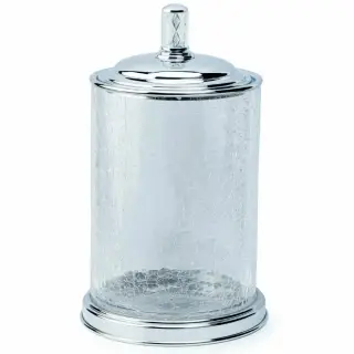 Boheme Murano Cristal Ведро с крышкой напольное, 5 литров, цвет: chrome 10914-CRST-CH