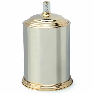 Boheme Murano Cristal Ведро с крышкой напольное, 5 литров, цвет: gold 10907-CRST-G