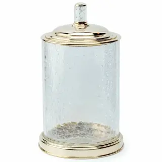 Boheme Murano Cristal Ведро с крышкой напольное, 5 литров, цвет: gold 10914-CRST-G