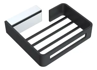 Boheme Q Держатель для губки, подвесной, цвет: chrome/black 10959-CR-B