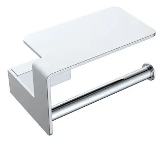 Boheme Q Держатель туалетной бумаги с полочкой, подвесной, цвет: chrome 10941-CR