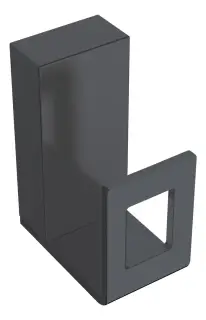 Boheme Q Крючок для полотенца, подвесной, цвет: black 10946-B