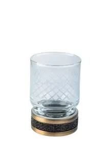 Boheme Royal Cristal Стакан настольный, стеклянный полупрозрачный, цвет: bronze 10931-BR-B