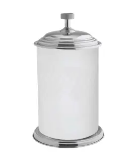 Boheme Royal Cristal Ведро с крышкой напольное, 5 литров, цвет: chrome/black 10934-CR-B