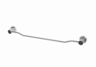 Boheme Royal Cristal Полотенцедержатель 63 см, подвесной, цвет: chrome/black 10922-CR-B