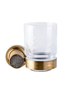 Boheme Royal Cristal Стакан подвесной, стеклянный полупрозрачный, цвет: bronze 10924-BR