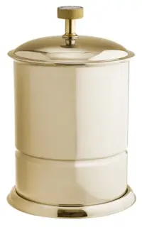 Boheme Royal Cristal Ведро с крышкой напольное, 5 литров, цвет: gold 10927-G
