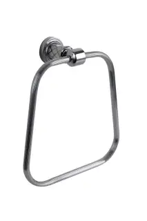 Boheme Murano Полотенцедержатель 20,5 см, подвесной, цвет: chrome/white 10905-W-CR