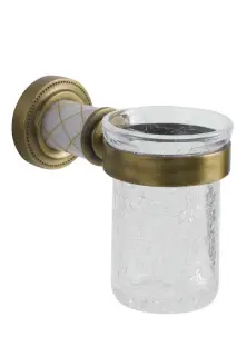 Boheme Murano Стакан подвесной, стеклянный полупрозрачный, цвет: bronze 10904-W-BR