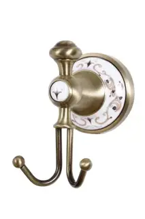 Boheme Provanse Крючок для полотенец двойной, подвесной, цвет: bronze 10806