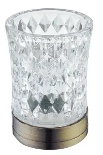 Boheme Стакан настольный, стеклянный полупрозрачный, цвет: bronze 10211