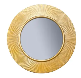 Boheme NeoArt Зеркало d82 см в полиуретановой раме, с подсветкой, цвет: gold 528-G light