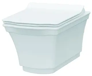 Boheme Hermitage Унитаз подвесной 52х37 безободковый, смыв каскадный, цвет: white 951