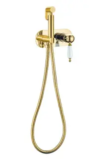 Boheme Imperiale Гигиенический душ со смесителем и встраиваемой частью, цвет: gold 425