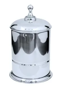 Boheme Brillante Ведро с крышкой напольное, 5 литров, цвет: chrome 10437
