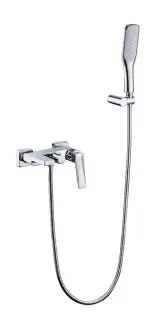 Boheme Venturo Смеситель для ванны с душевым комплектом: ручной душ, излив 20 см, цвет: chrome 373