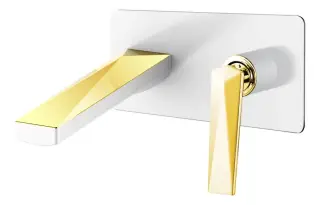 Boheme Venturo Смеситель для раковины встраиваемый, излив, с внутренней частью, цвет: white 385-W