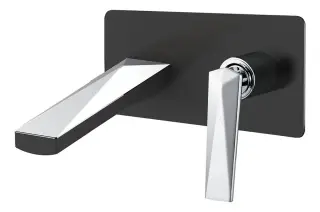 Boheme Venturo Смеситель для раковины встраиваемый, излив, с внутренней частью, цвет: black 375-B