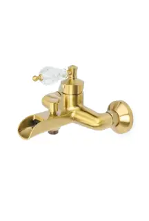 Boheme Vogue Crystal Смеситель для ванны, излив каскад, длина излива 17,6 см, цвет: bronze 203-CRST