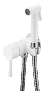 Boheme Uno Гигиенический душ со смесителем и встраиваемой частью, цвет: white/chrome 467-WCR