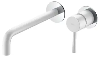 Boheme Uno Смеситель для раковины встраиваемый, излив, с внутренней частью, цвет: white/chrome 465-WCR