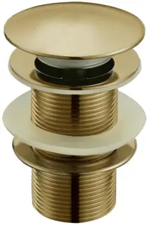 Boheme Донный клапан для раковины, автомат Click-Clack, без перелива, цвет: bronze 610