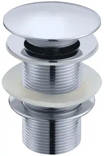 Boheme Донный клапан для раковины, автомат Click-Clack, без перелива, цвет: chrome 612