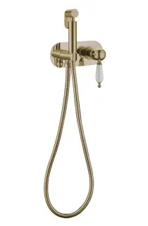 Boheme Medici Гигиенический душ со смесителем и встраиваемой частью, цвет: bronze 424