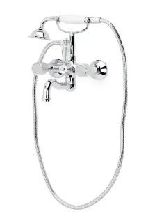 Boheme Royal Cristal Смеситель для ванны с душевым комплектом: ручной душ, излив 21,5см, цвет:chrome 273-Royal/CRST