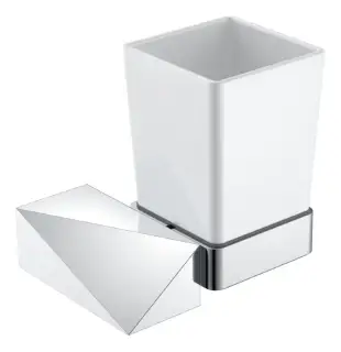 Boheme New Venturo Стакан для зубных щеток подвесной, керамический, цвет: chrome 10314-CR