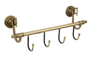 Boheme Medici Крючок для полотенца четверной, подвесной, цвет: bronze 10623