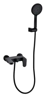 Boheme Spectre Смеситель для ванны с душевым комплектом: ручной душ, шланг, излив 19 см, цвет: black 453-B