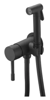 Boheme Uno Гигиенический душ со смесителем и встраиваемой частью, цвет: black 467-B